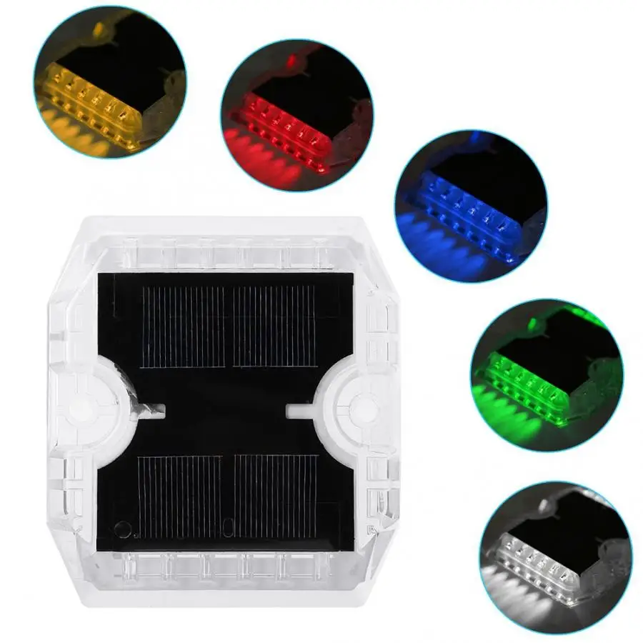 12 LED Solar Power Light Square Road Pathway HighwayLight IP68 Waterproof with High Qualtiy  Безопасность и