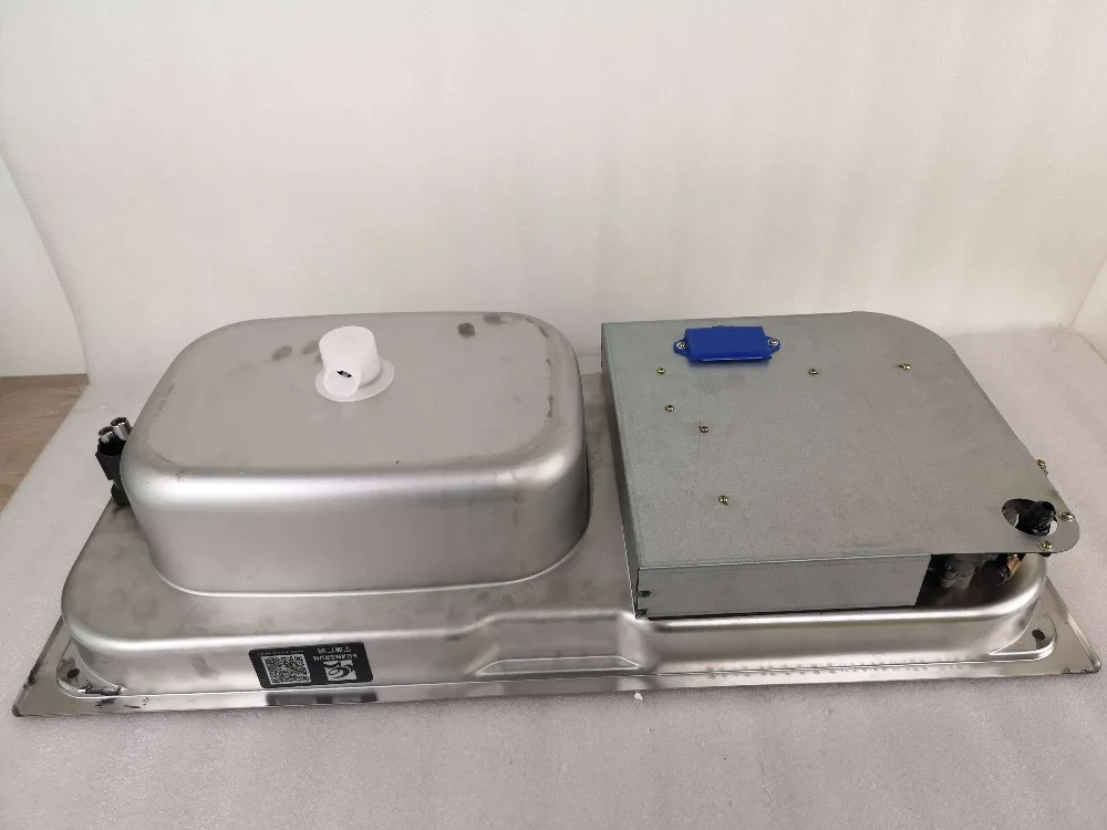 Лодка Караван RV Кемпер 2 горелки LPG газовая плита конфорка и комбинированная раковина с 2 закаленное Стекло Топ 775*365*150/120 мм GR-904RD