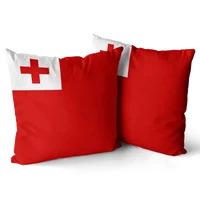 flag of tonga velvet cotton canvas square pillow cover cushion cover used for sofa living room office party car