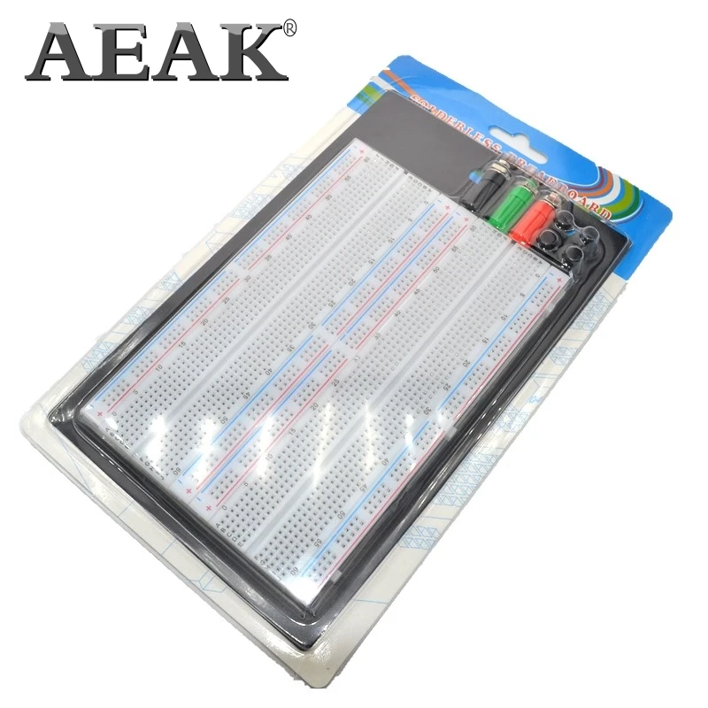 AEAK 1 шт. SYB-1660 непаянная макетная плата печатная плата 4 шины тестовая печатная плата Tie-point 1660 ZY-204
