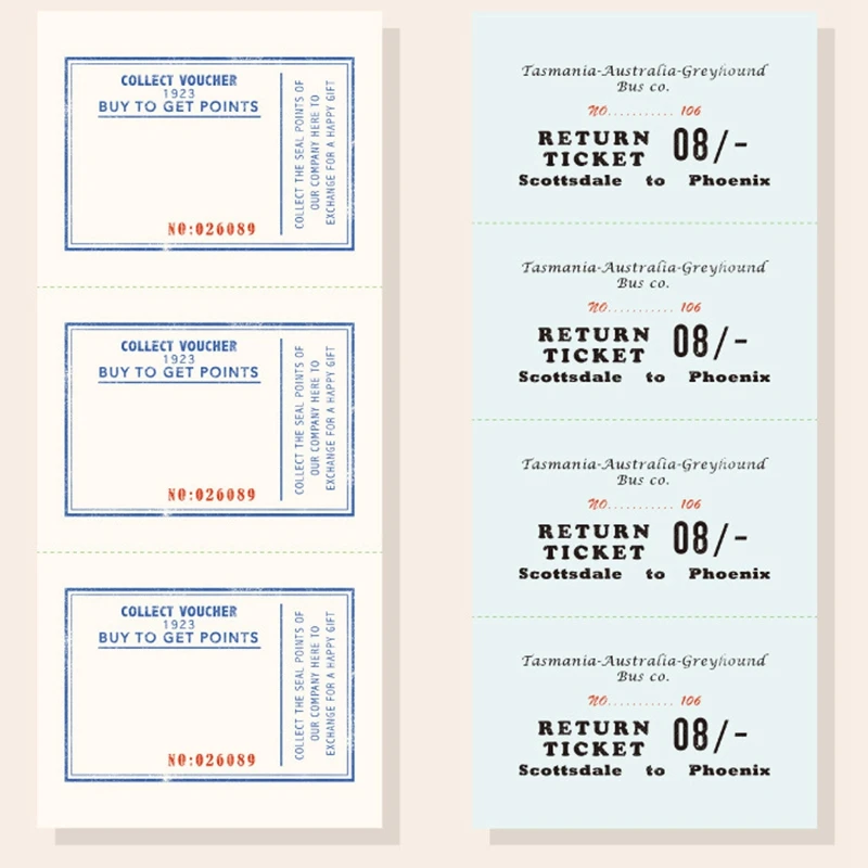 

20Pcs Retro Postmark Memo Pad Diy Message Note Paper Notepad Pack Wholesale