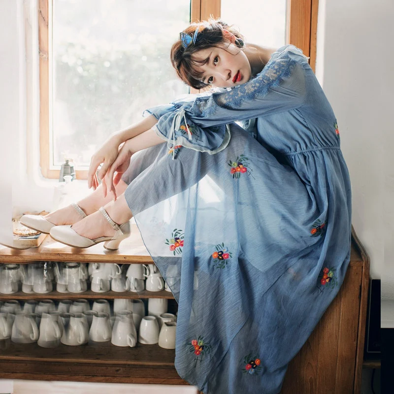 Женское винтажное платье Бохо YAMDI элегантное подиумное А-силуэта вечернее с