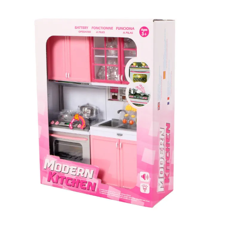 Платье девушки Розовая ролевые игры игрушки Мини Посуда детская моделирование