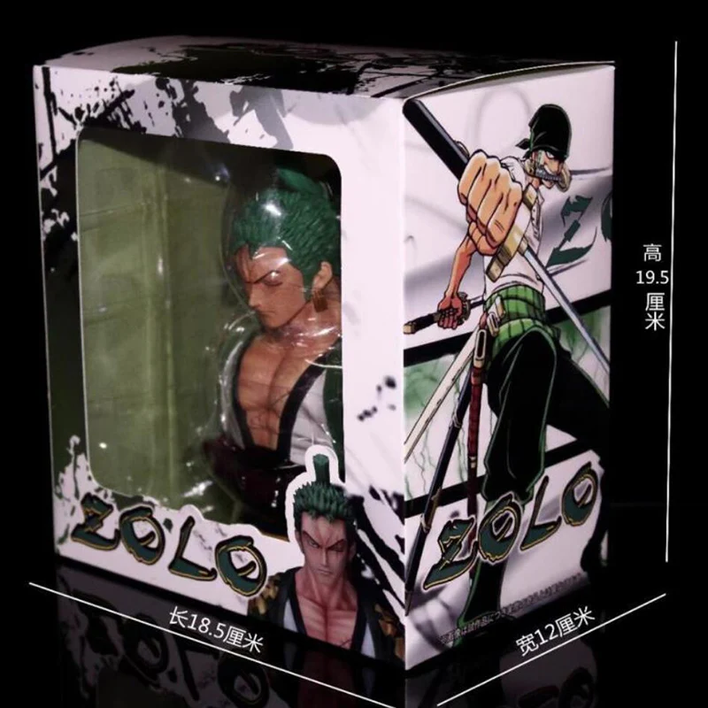 

Anime Een Stuk Luffy Zoro Sanji Kimono Ver. Hoofd Buste Portret Gk Action Figure Standbeeld Model Collectible