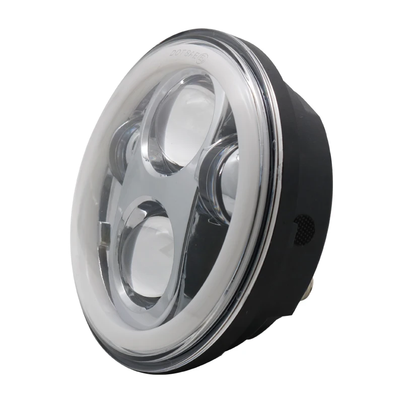 5 3/" светодиодные фары для мотоцикла h4 led 5,75 дюймов светодиодные фары Водонепроницаемые светодиодные фары
