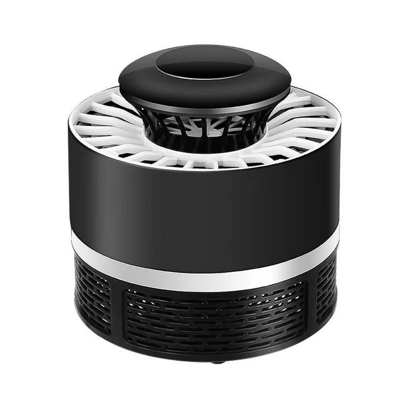 S black Светодиодный светильник против комаров Жук Zapper UV с питанием от USB фотокаталитическая ловушка для комаров лампа вредитель средство от насекомых ночник для ребенка - Цвет: S black