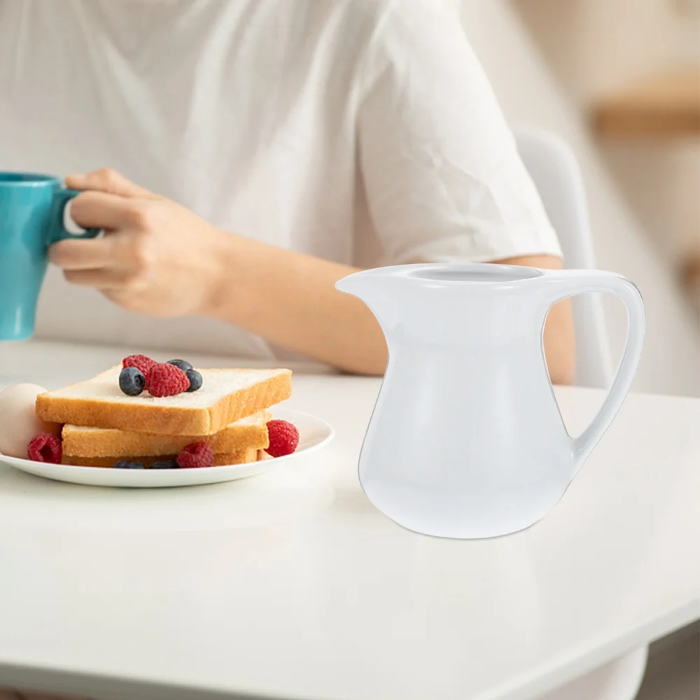 

1Pc Ceramic Coffee Frothing Cup Professional Frothing Cup Home Sauce Boat