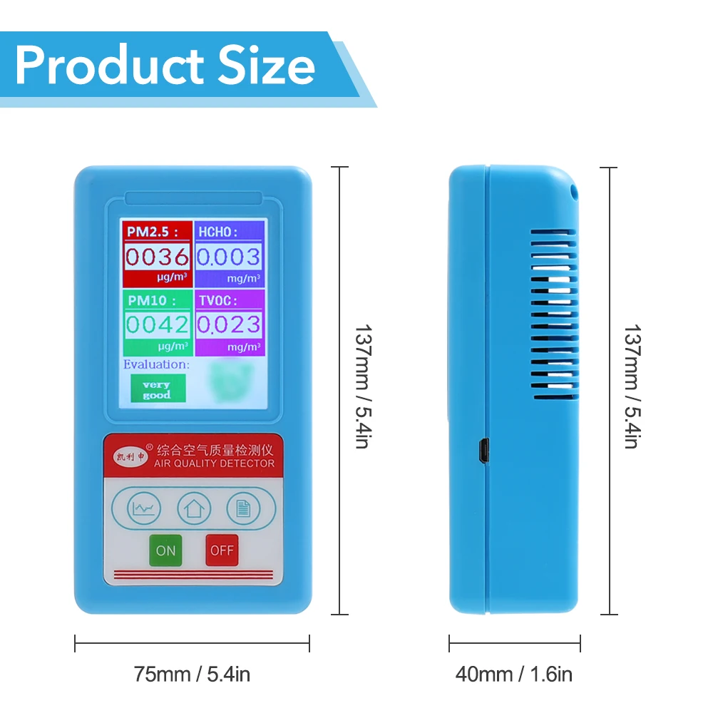 PM2.5 детектор PM10 PM1.0 нсно CO2 метр термометром и гигрометром декоративные часы для