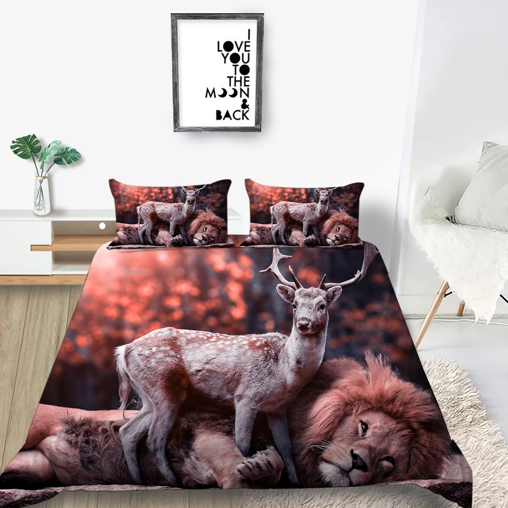 Комплект постельного белья королевского размера Модный 3D акварельный