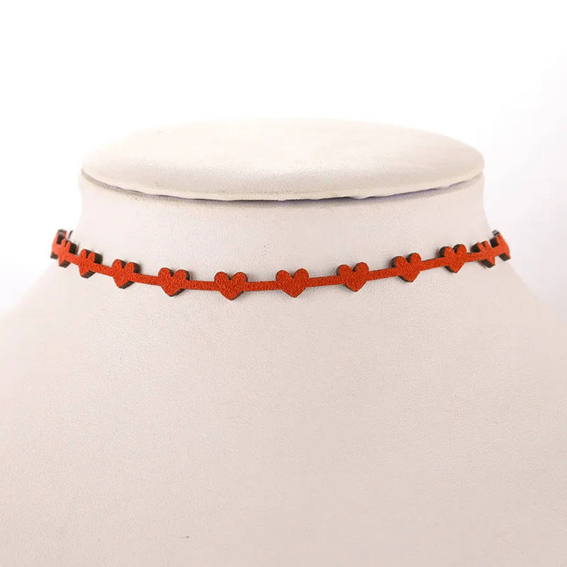 Гламурное ожерелье новинка 2020 модное простое замшевое женское ручной работы в