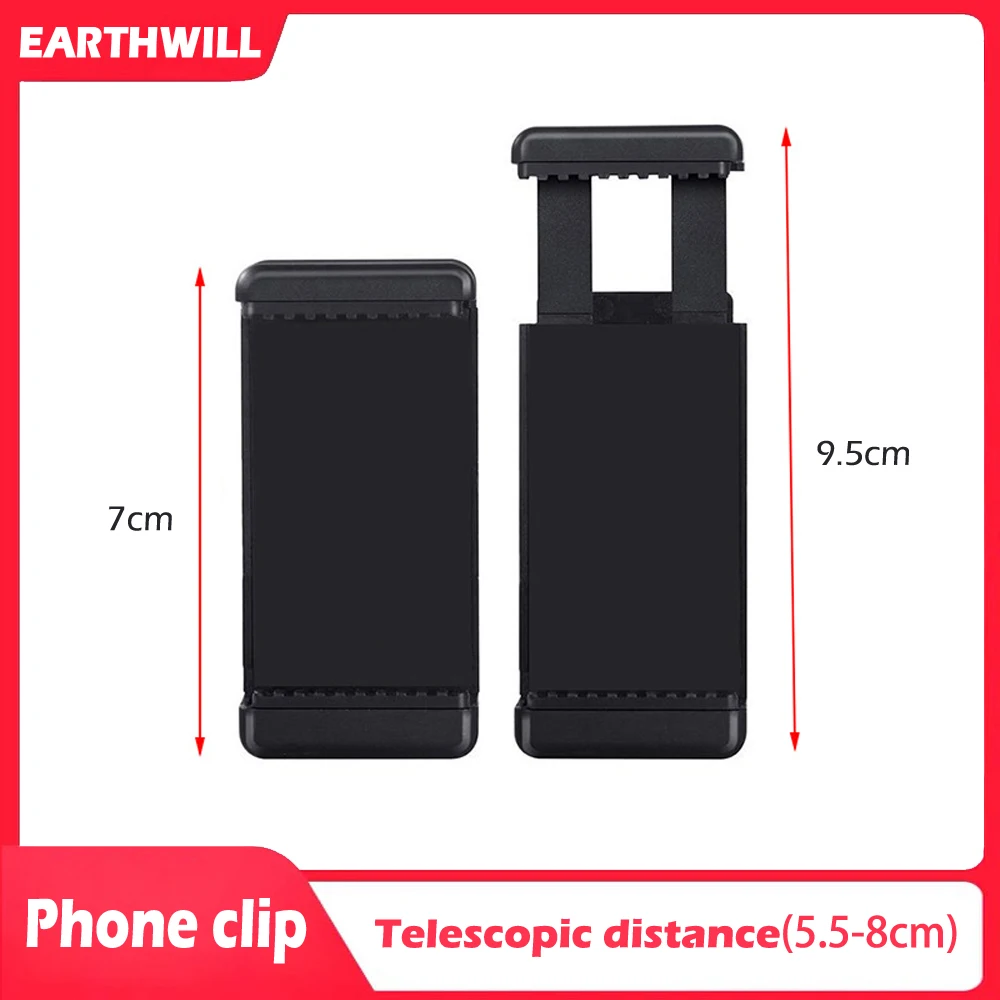 

Mobile phone accessories adapter clip can be telescopic 5.5-8cm distance with tripod bracket gimbal light and convenient to use