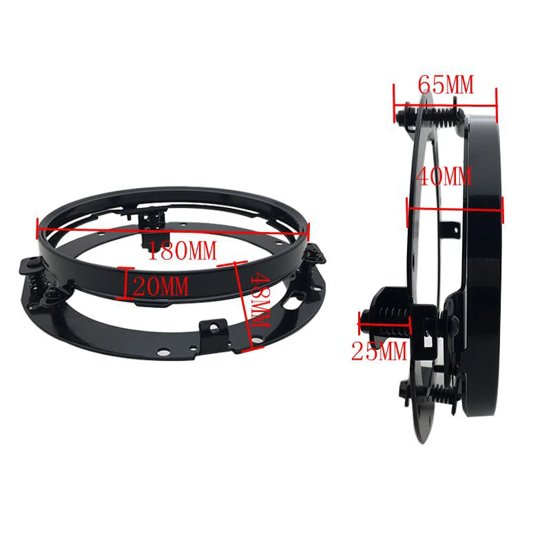 7 дюймовый круглый кронштейн для крепления передней фары| |