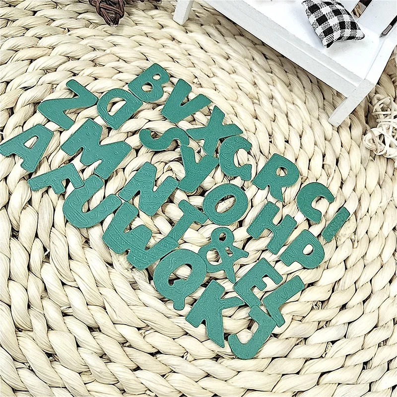 Deguang capital letter metal cutting die 27 pieces set DIY scrapbook paper card template embossing decoration craft handmade | Дом и сад