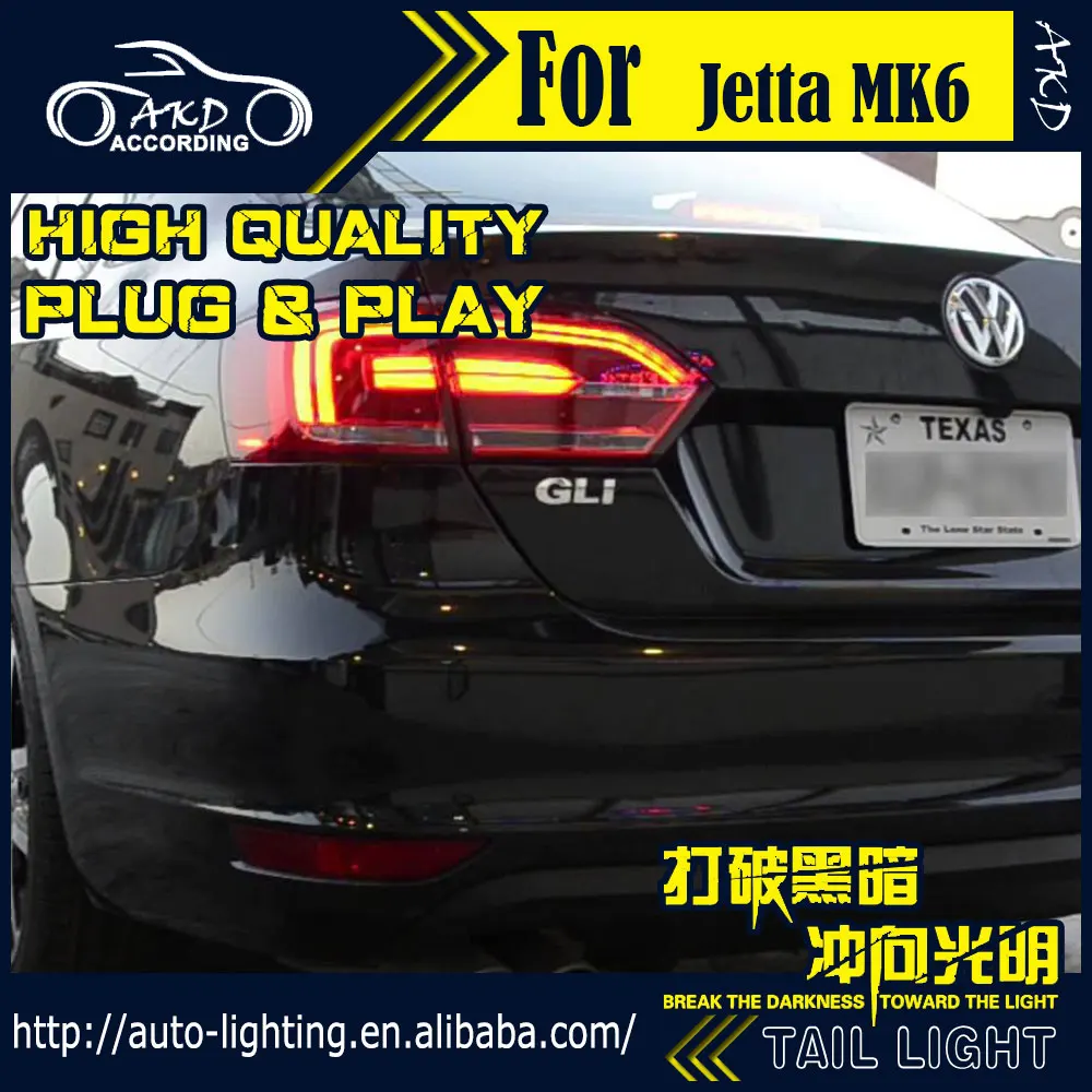 Задний фонарь AKD для стайлинга автомобилей VW Jetta задсветильник s MK6 светодиодный