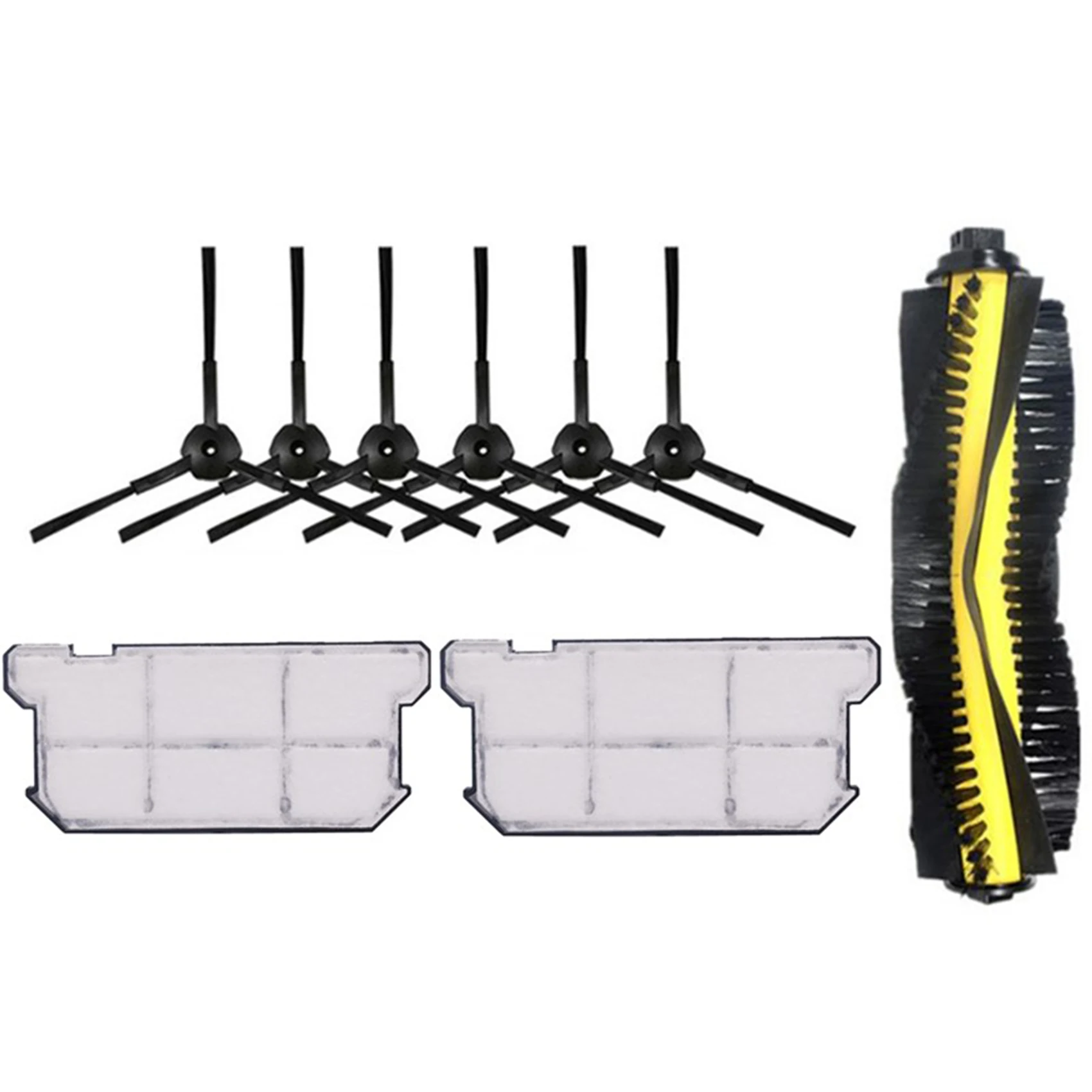 

9 PCS Vacuum Cleaner Parts Replacement for ILIFE V7 V7S V7S Pro Main Brush Side Brush Hepa Filter Vacuum Accessories Kit