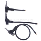 Переходник для автомобильного шланга для накачивания, поворотный замок, воздушный патрон с воздушным шлангом, стандартная тонкая резьба, удлинительная труба для автомобильного воздушного компрессора