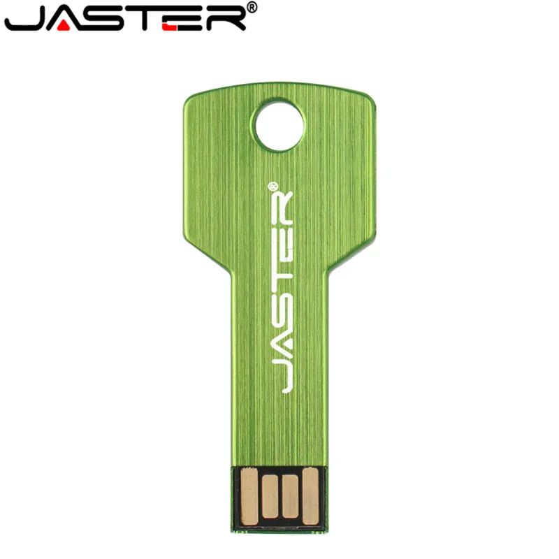 Флешка JASTER с металлическим золотым ключом ОЗУ 4 ГБ 8 16 32 usb 2 0 флешка (50 шт.