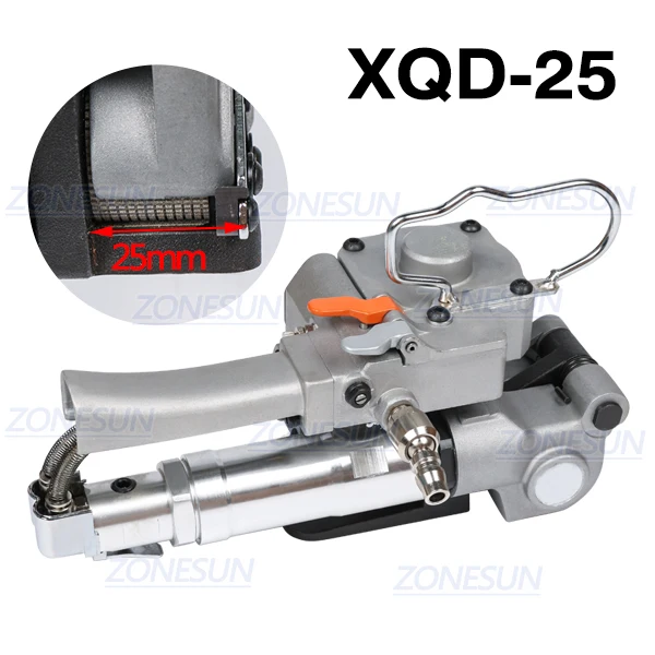 XQD-25 ZONESUN XQD-25 пневматическая ПП и ПЭТ обвязочная машина для 19-25 мм горячего расплава обвязочная машина - Цвет: XQD-25