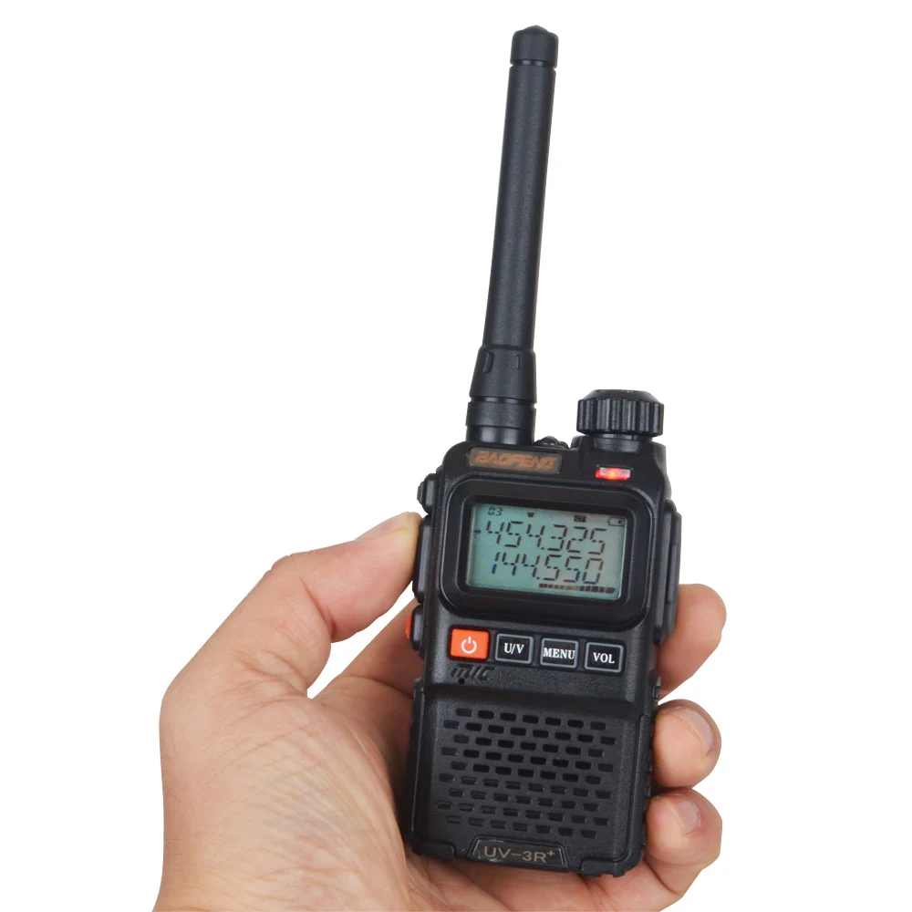 

Baofeng UV 3R Plus Pro Dual Band Mini Pocket two way radio BAOFENG UV-3R+ Plus 99 channels vhf&uhf VOX FM Two Way Radio
