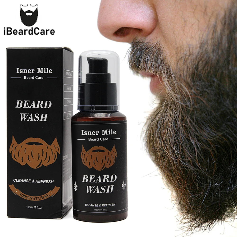 Шампунь для Мужской Бороды глубокое очищение питательное средство очищения