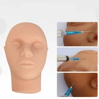soft silicone head mold micro shaping line face nerve tube simulation facial beauty imassage njection stitching model