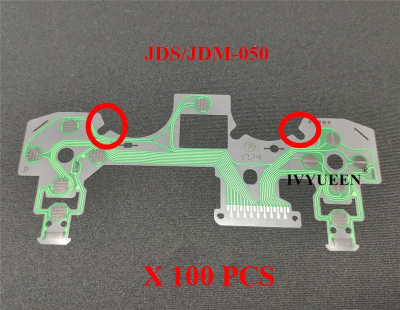 IVYUEEN 100 шт. проводящая пленка для PS4 Dualshock 4 Pro тонкие Кнопки контроллера ленточная