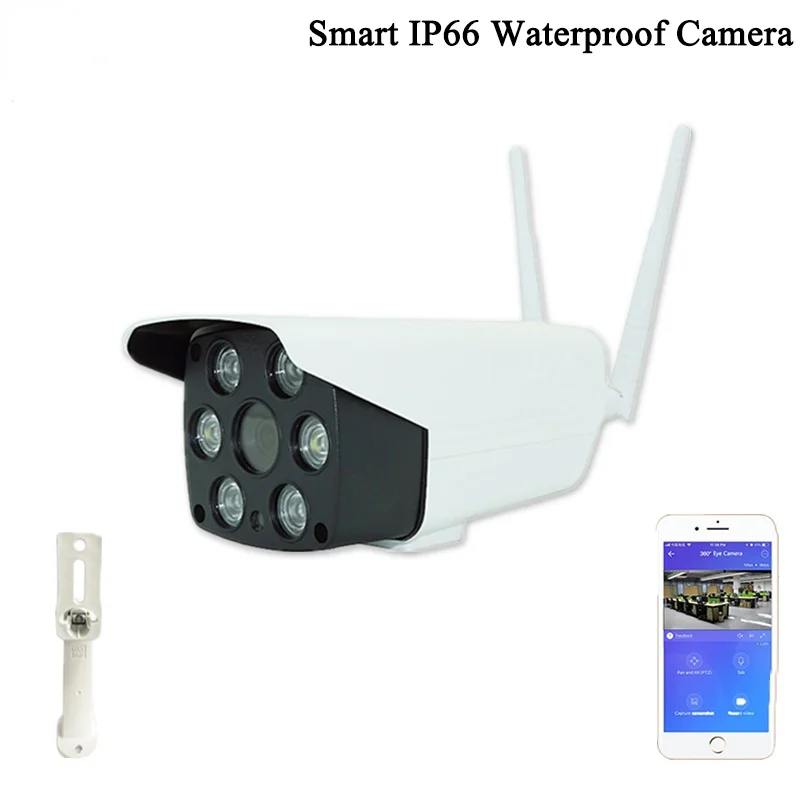 

Водонепроницаемая смарт-камера IP66 с поддержкой Wi-Fi, 1080P