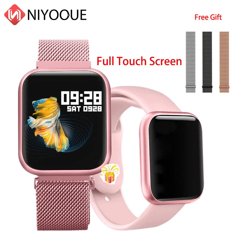 P80 Смарт часы браслет с кровяным давлением монитор сердечного ритма шагомер