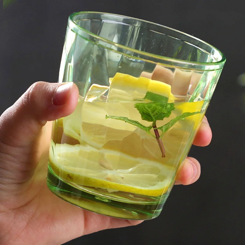 

210ml Fall Resistant Crystal Water Cup Juice Beer Tea Milk Wine Drinking Drinkware Glasses Family And Friends Party Glass Mug