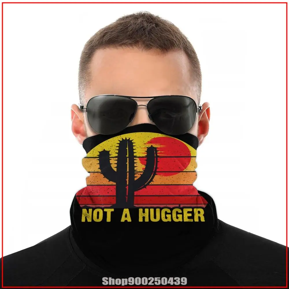 Винтажная желтая бандана Cactus Not A Hugger