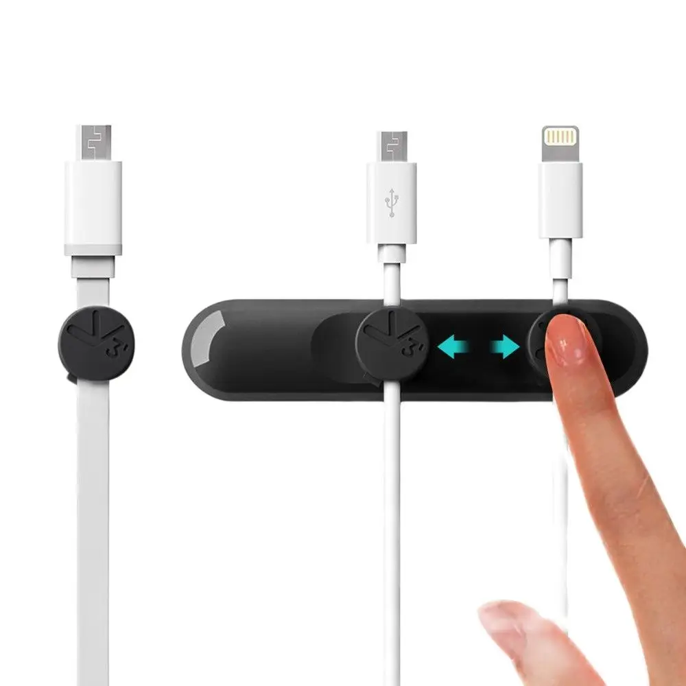 

Youpin Bcase TUP Magnetic Desktop Cable Clips Cord Management Tiny 3 Size in 1 Wire Cable Organizer For xiaomi smart home