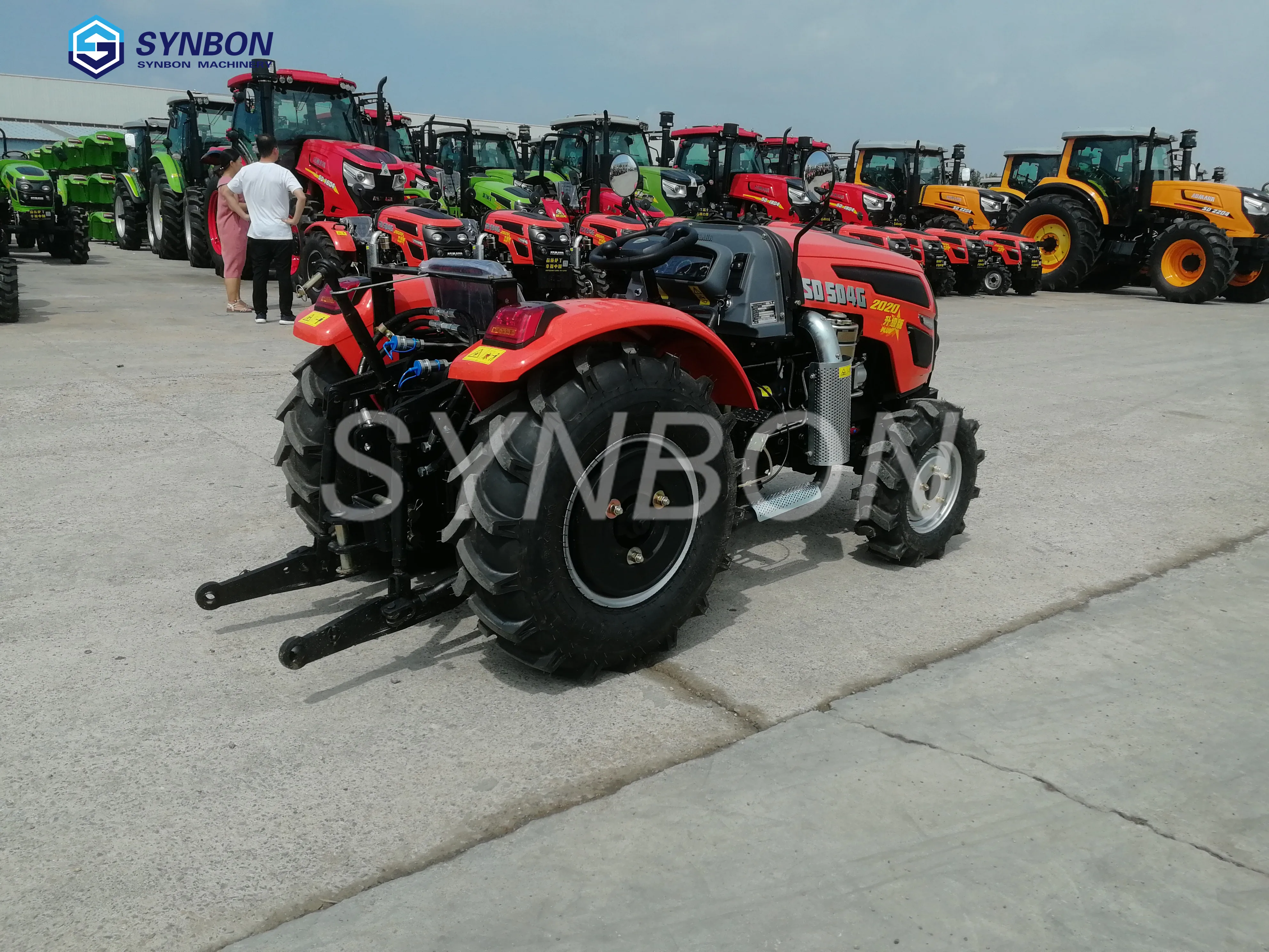 Сельскохозяйственный гидравлический трактор SYNBON для лесных массивов 4WD 50 л.с.