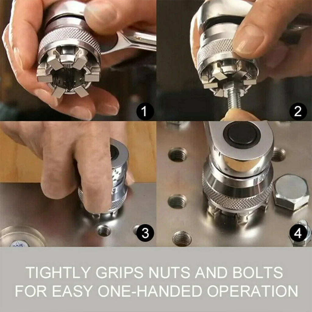 

Adaptive Wrench All-Fitting Multi Drill Attachment Magical Durable Treated Tool