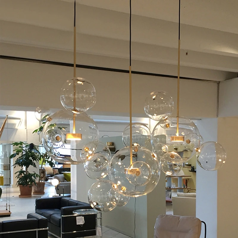 Люстра-шар в стиле INS ресторан скандинавский стиль микки люстра для гостиной