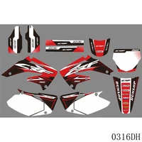 full graphics decals stickers motorcycle background custom number name for honda crf450r crf450 2002 2003 2004 crf 450 450r