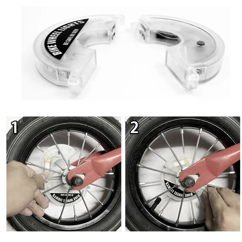 Светильник для велосипедного клапана колеса спицы шина светодиодный светильник