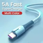 Кабель USB Type-C для быстрой зарядки, со светодиодной подсветкой