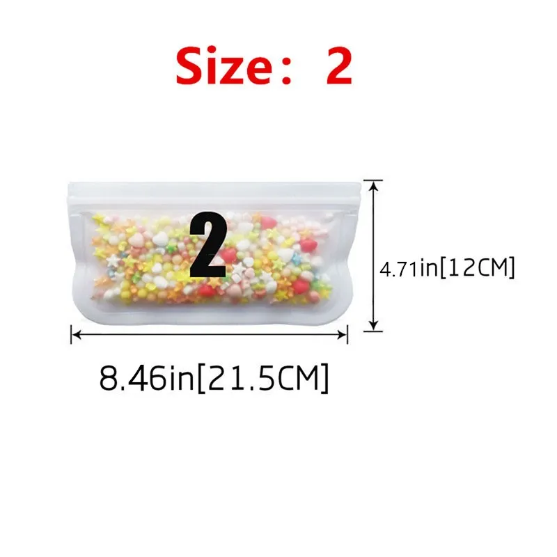 Новый силиконовый Пакет для еды многоразовый морозильной камеры улучшенный