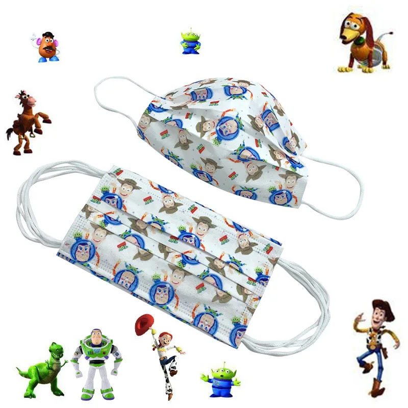 25/100 шт одноразовые дыхательные аппараты для взрослых Принт с рисунком из аниме