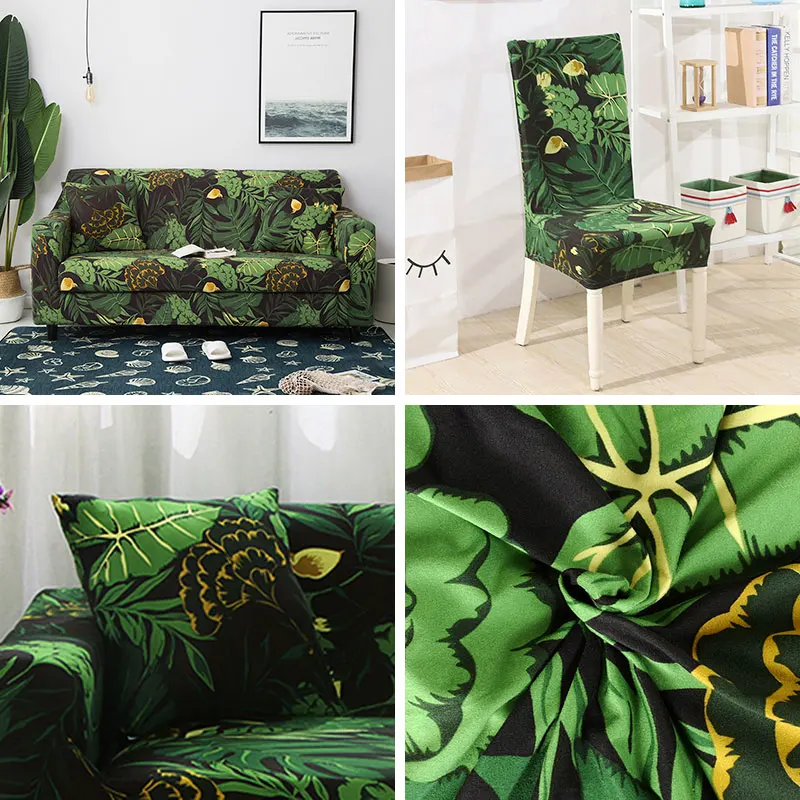 Чехол на стул с цветочным принтом эластичные чехлы стулья для офисных стульев