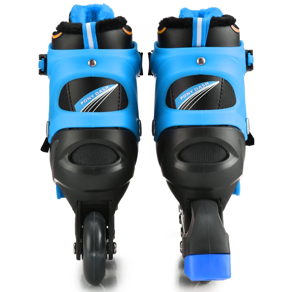 Роликовые коньки регулируемые с освещающими колесами для детей мальчиков и