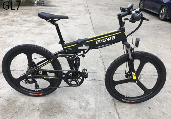 Электрический велосипед 26 дюймовый алюминиевый складной электрический 400 Вт