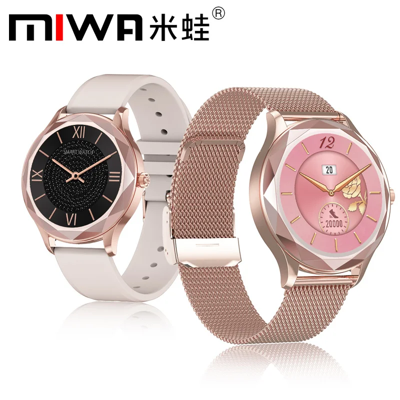 

Женские Смарт-часы MIWA 2021, милый браслет для сна, пульсометр, монитор кровяного давления, Смарт-часы, подарочные часы для Android и IOS