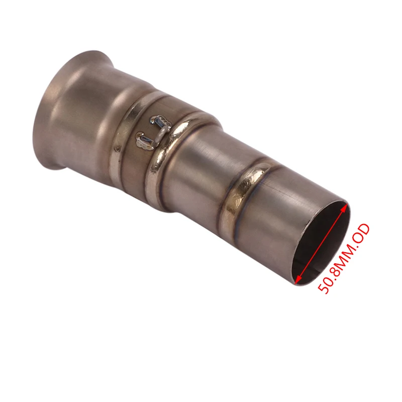 Модифицированная выхлопная труба со средней посадкой 51 мм титановая средняя для