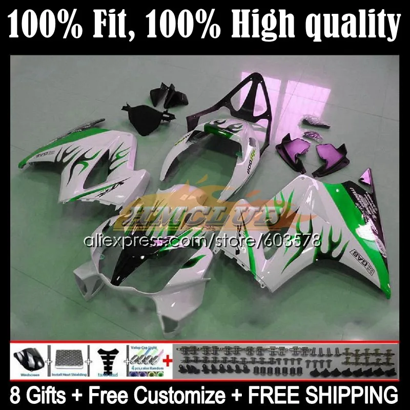 

Interceptor For HONDA VFR 800 VFR800 RR 90CL.12 VFR800RR 02 03 04 05 06 07 VFR-800 2008 2009 2010 2011 2012 Fairing Green Flames