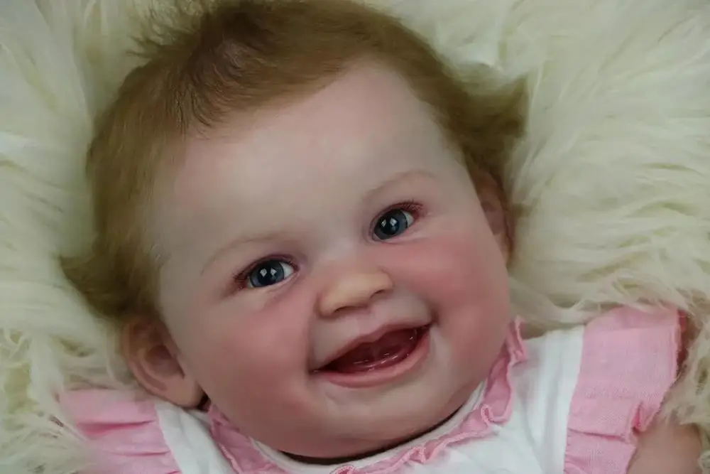 Модель Куклы Reborn Baby Mould DIY 22 дюйма пустая Кукла Kit с глазами и тканевыми деталями