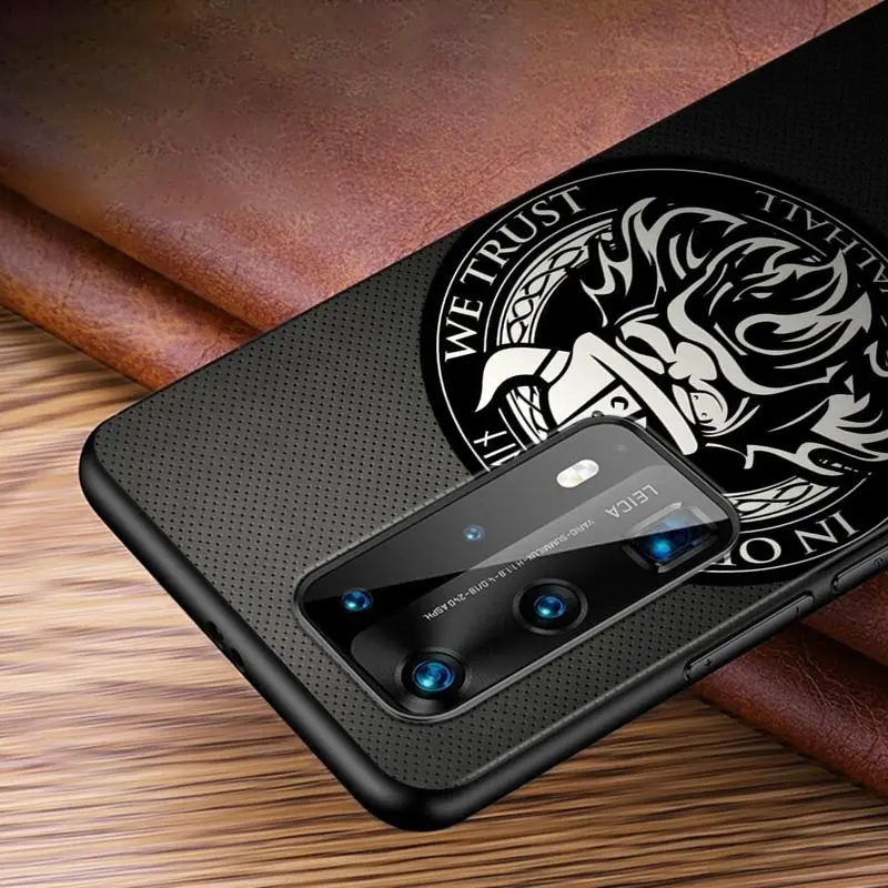 

Tribal Viking Logo For Huawei P Smasrt 2018 2019 2020 2021 Smart S/Z Smart Plus Smart Pro Black Soft Cover Phone Case