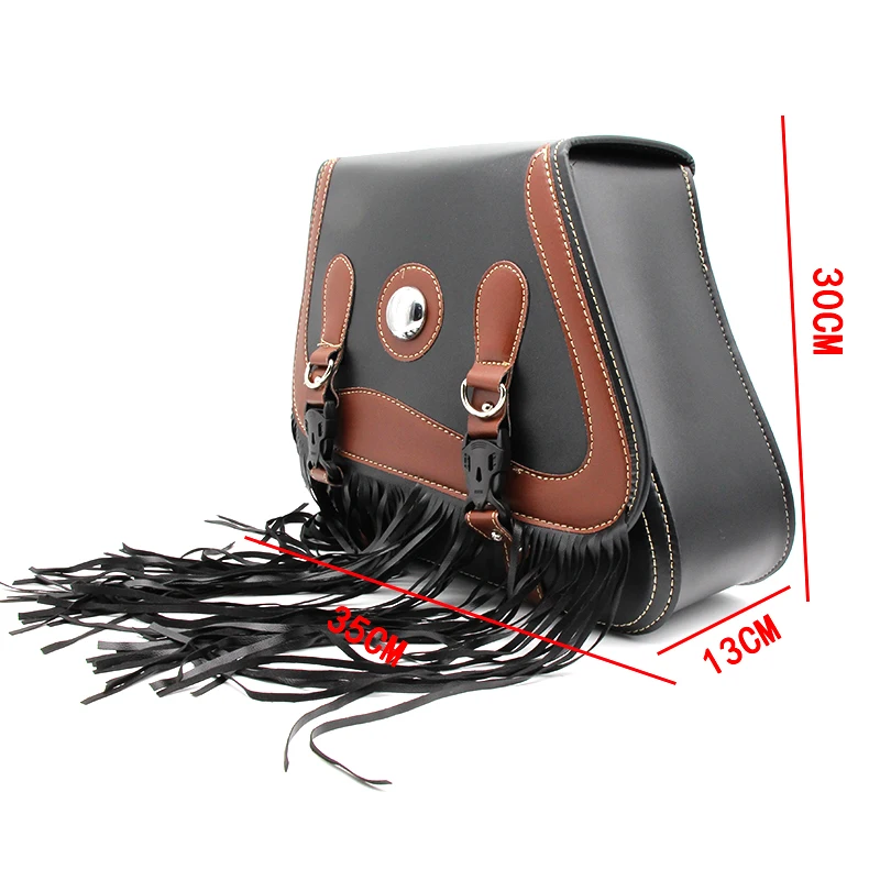 Мотоциклетная седельная сумка из искусственной кожи мотоциклетная боковая для