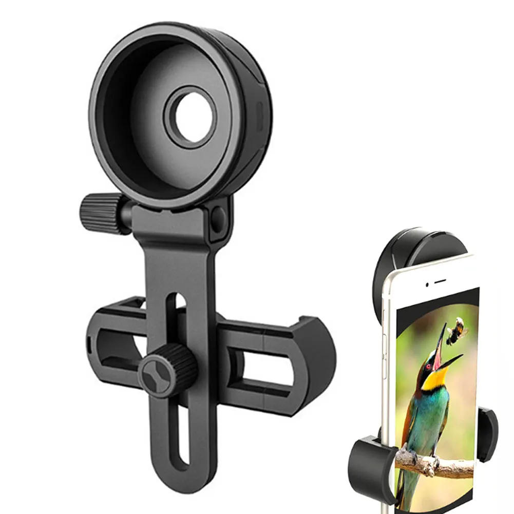

2021 New Telescope Mobile Phone Holder Cell-Phone-Adapter-Bracket Clip-Mount Telescope Monocular Rubber-Material Soft Universal
