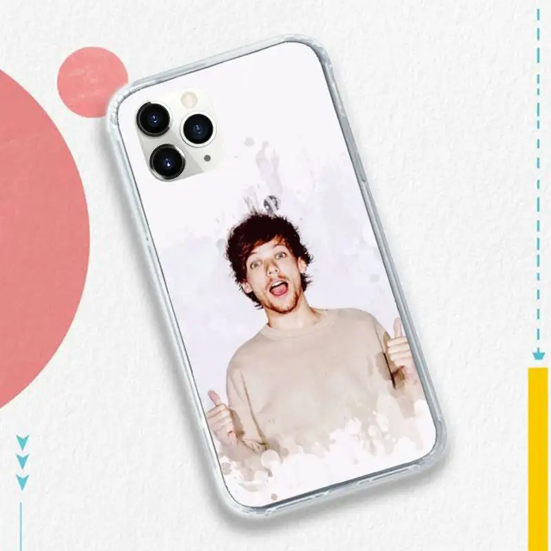 

Louis Tomlinson painting Phone Case for iPhone 11 12 pro XS MAX 8 7 6 6S Plus X 5S SE 2020 XR